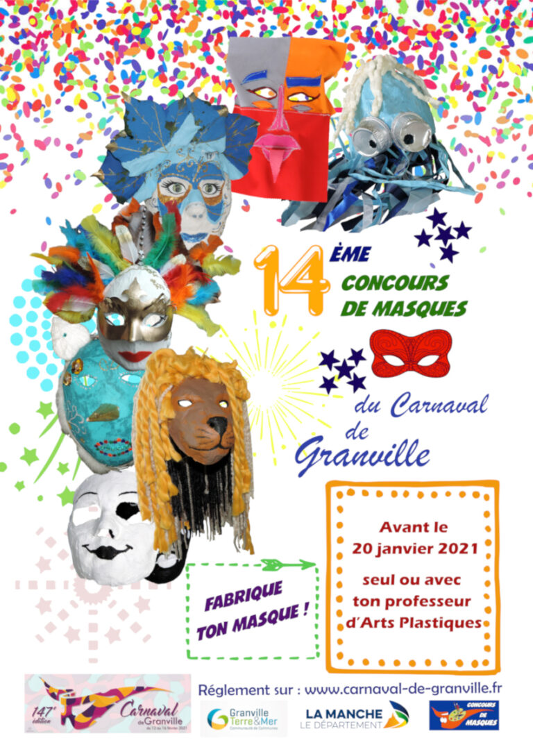 14ème édition du Concours de Masques - Carnaval de Granville